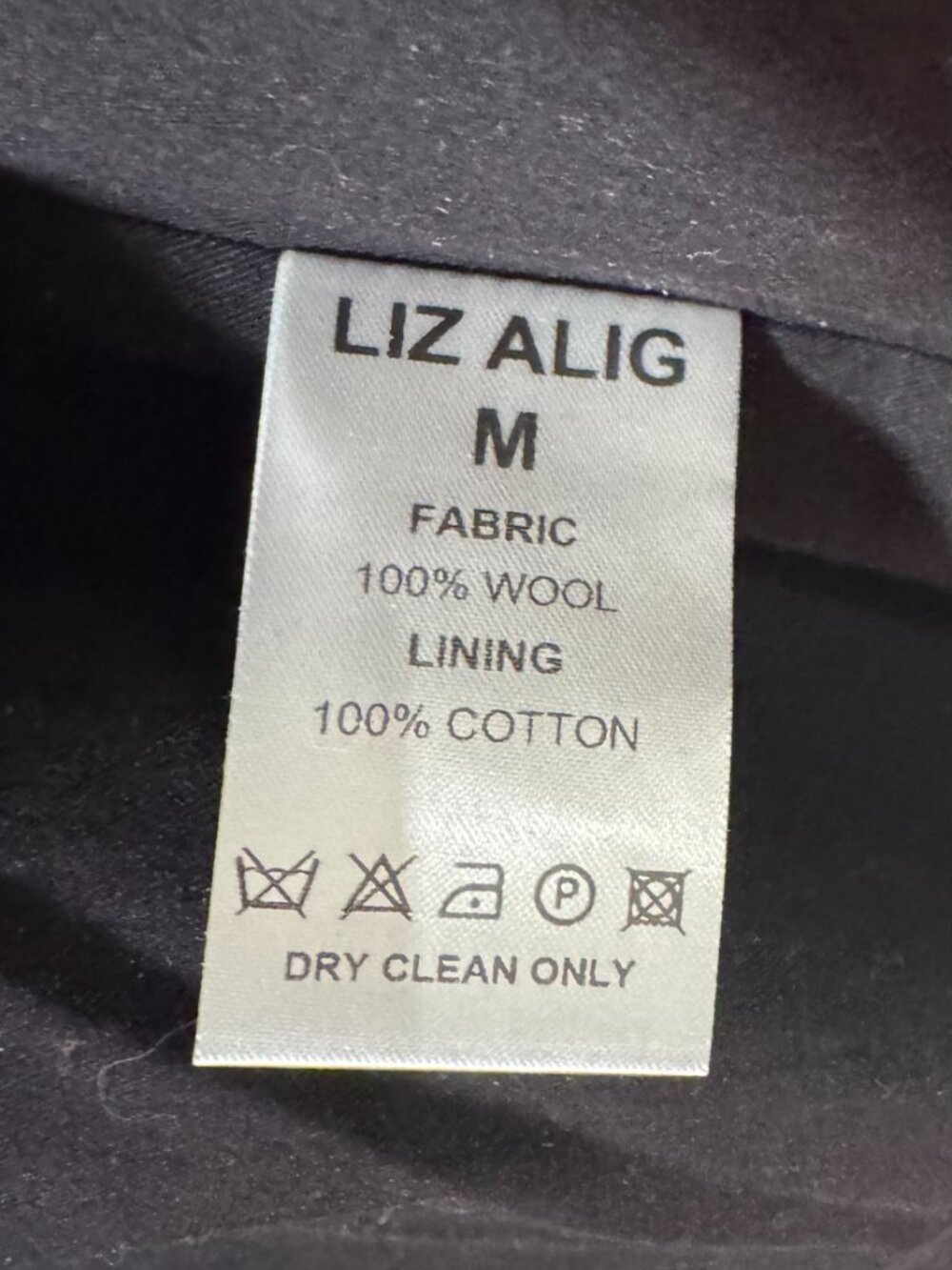 Liz Alig Portuguese Wool Pieper Coat – Brown/Black Herringbone (M) - Picture 10 of 16